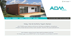 Desktop Screenshot of admprefabrik.com