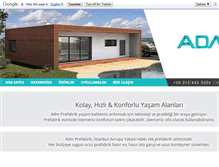 Tablet Screenshot of admprefabrik.com